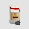 Camp Socks - Grey/Red Stripe: O/S