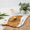 Cheeseboards - Leaf Board 11"x19": Black Ember