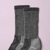 Merino Mountain Hiking Socks - Charcoal: O/s