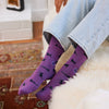 Socks that Save Cats (Purple Cats): Medium