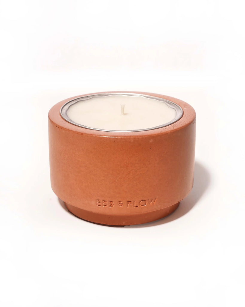 EBB & FLOW  Refillable Concrete Candle Set