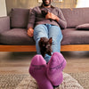 Socks that Save Cats (Purple Cats): Medium