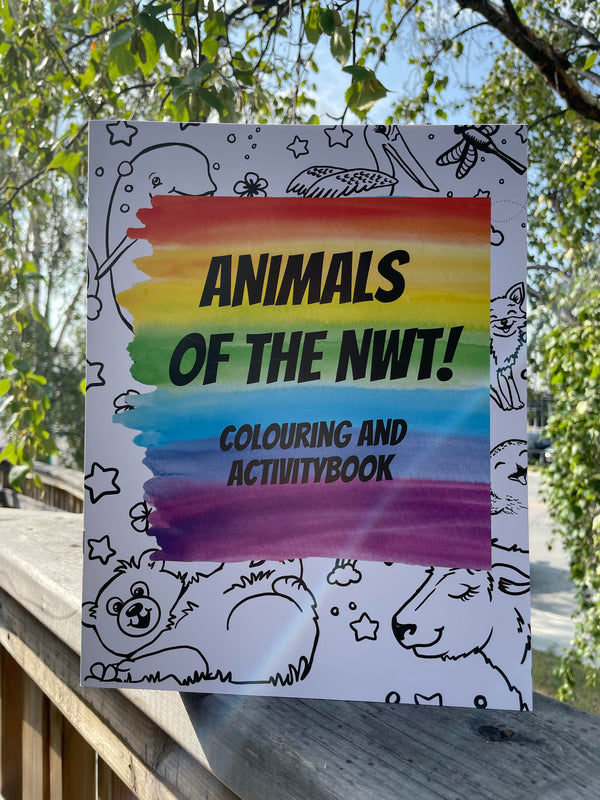 Animals of the NWT! Colouring Book