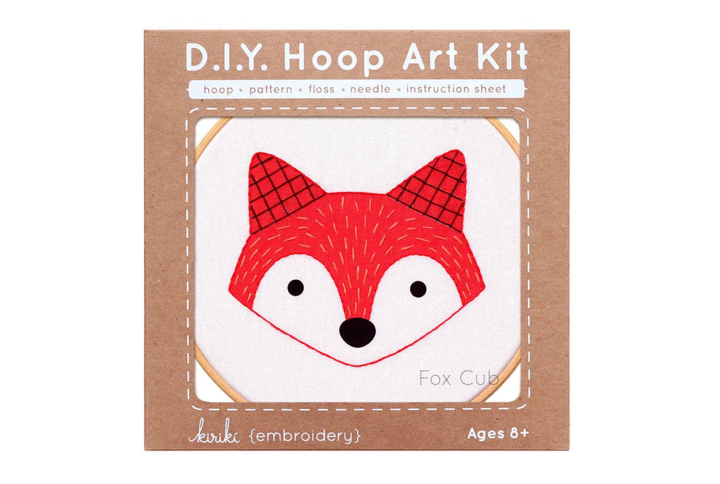 Fox Cub - Hoop Art Kit