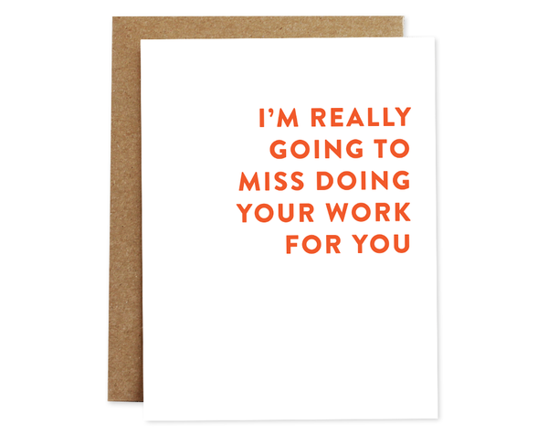 Work For You Co-worker Card