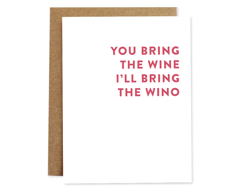 Wino | Just Because Card