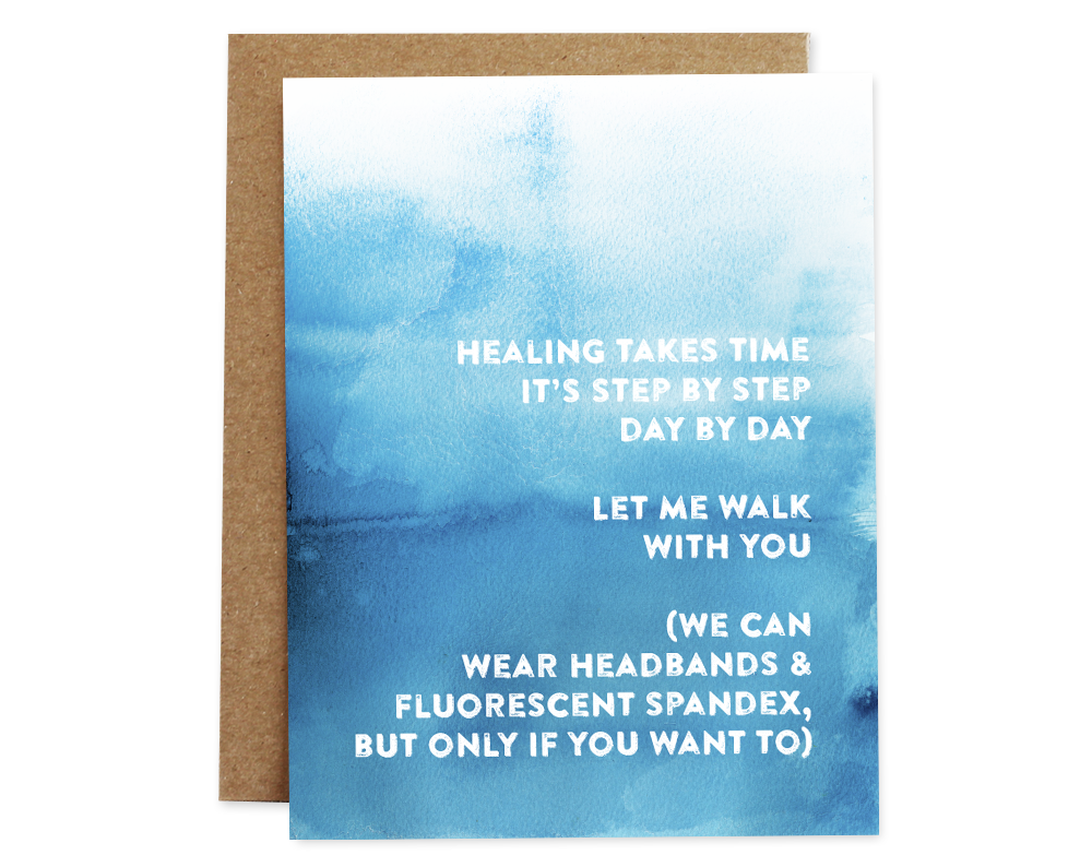 Healing Takes Time Card of Compassion