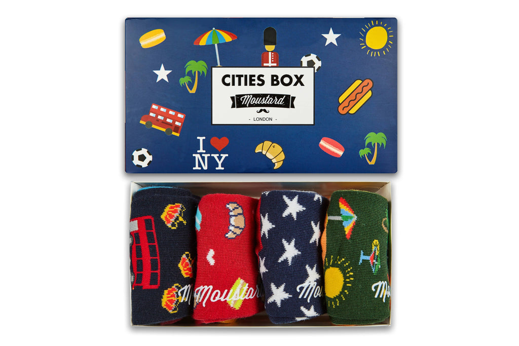 Men's Cities Socks Box