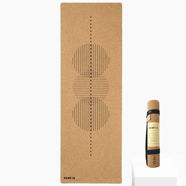 Revolve Cork Yoga Mat by Scoria (4.5mm)