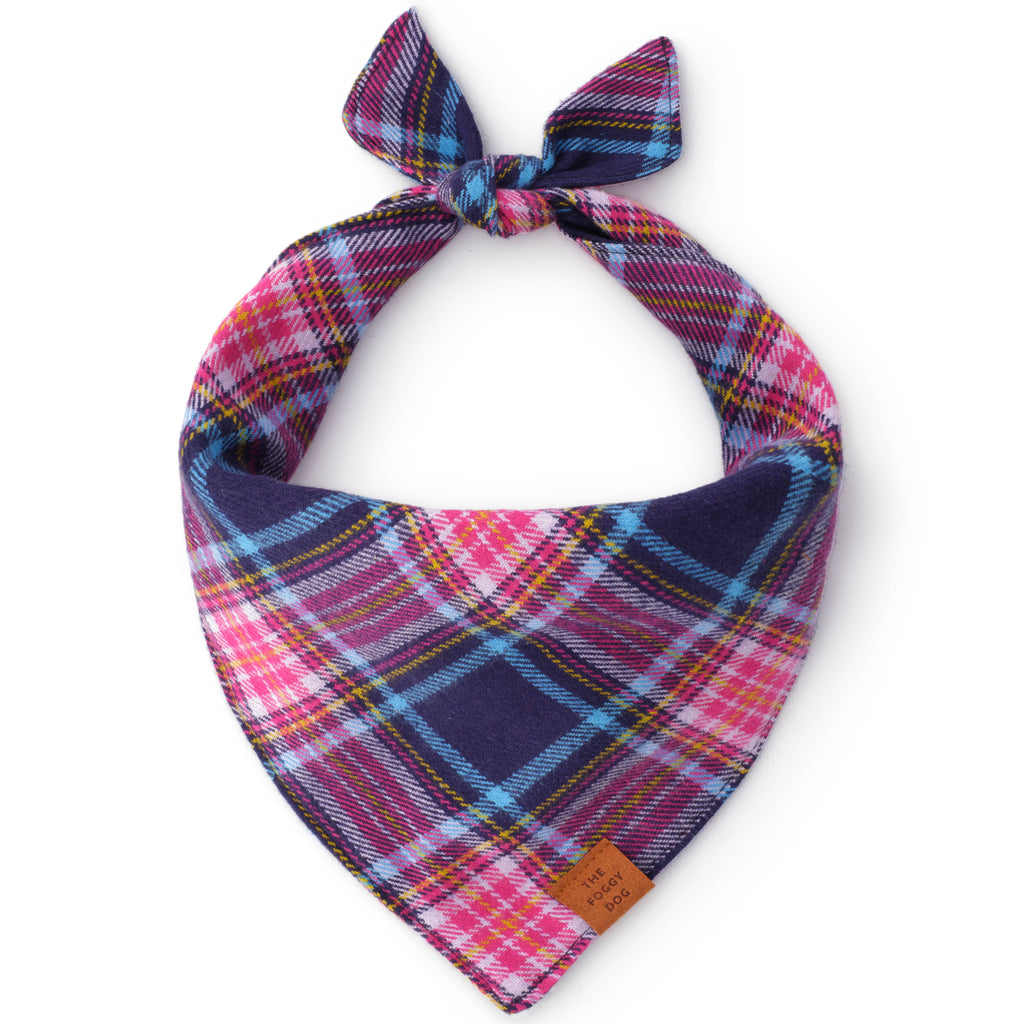 Camilla Plaid Flannel Fall Dog Bandana