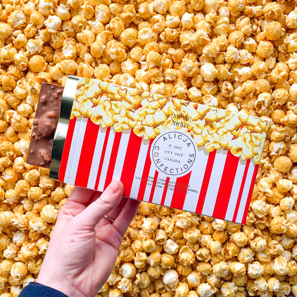 Movie Night Milk Postcard Chocolate Bar