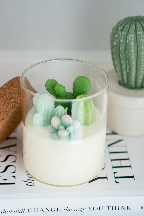 Prickly Pear Cactus Candle| | Soy Blend: Sunday