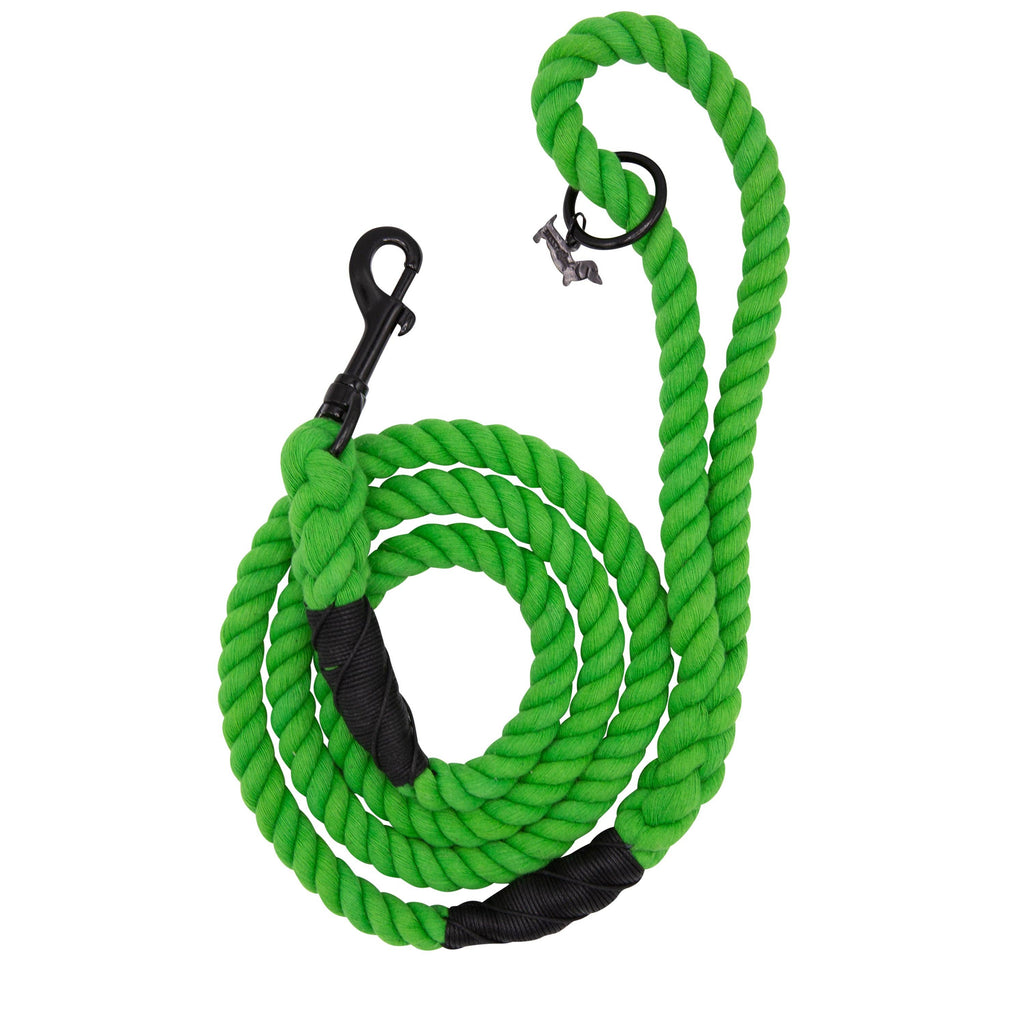 Dog Rope Leash - Neon Green