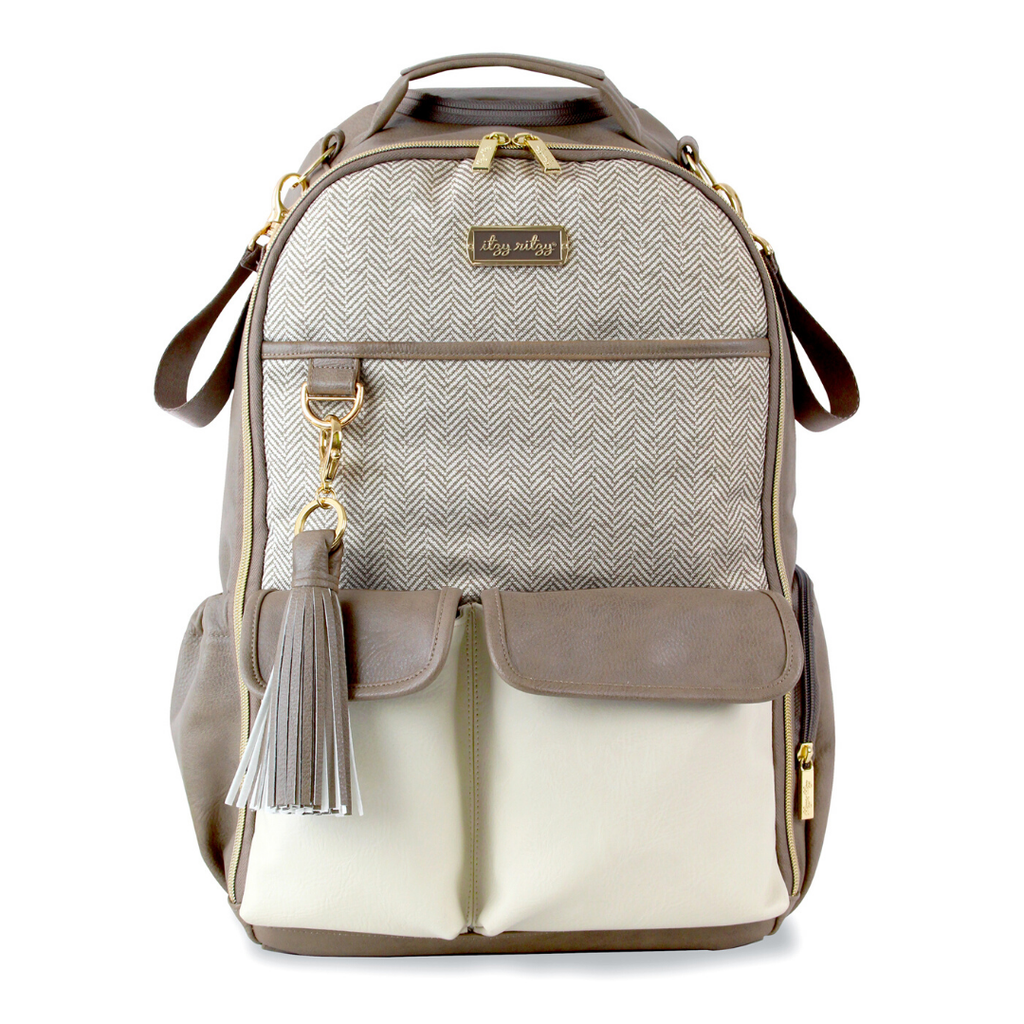 Itzy Ritzy - Vanilla Latte Boss Backpack™ Diaper Bag