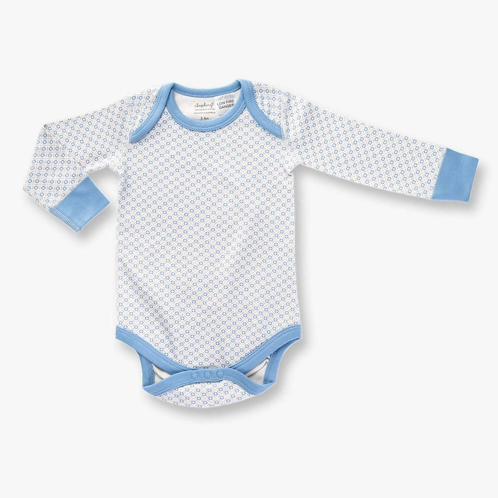 Sapling - Little Boy Blue Long Sleeve Bodysuit