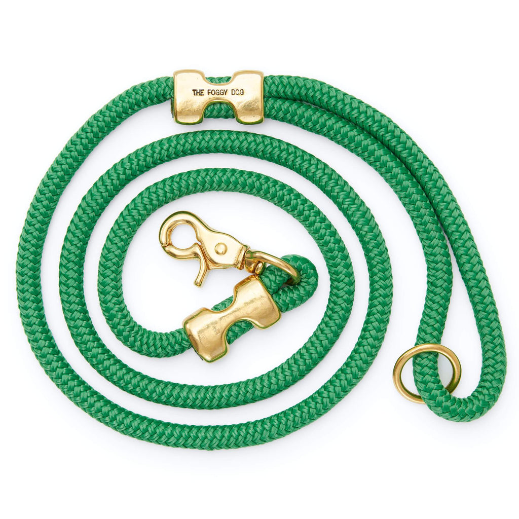 Grass Green St. Patrick's Day Marine Rope Dog Leash