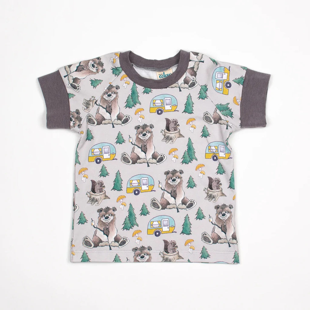 Pure Colour - Camping Bear T-Shirt