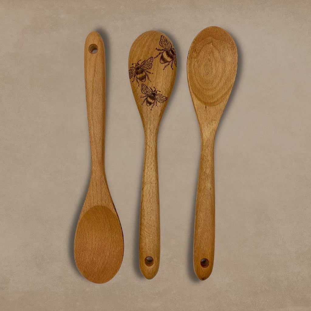 Bumblebee Wooden Spoon, Baking, Utensils, Fall Kitchen Décor