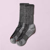 Merino Mountain Hiking Socks - Charcoal: O/s