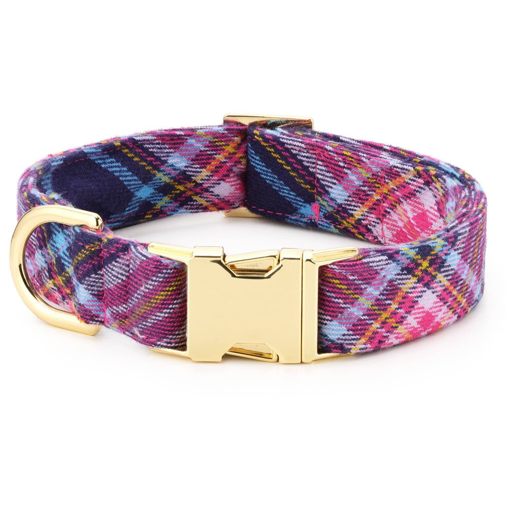 Camilla Plaid Flannel Fall Dog Collar