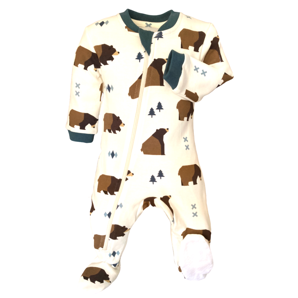 Little Grizzle - Babysuit - Footed