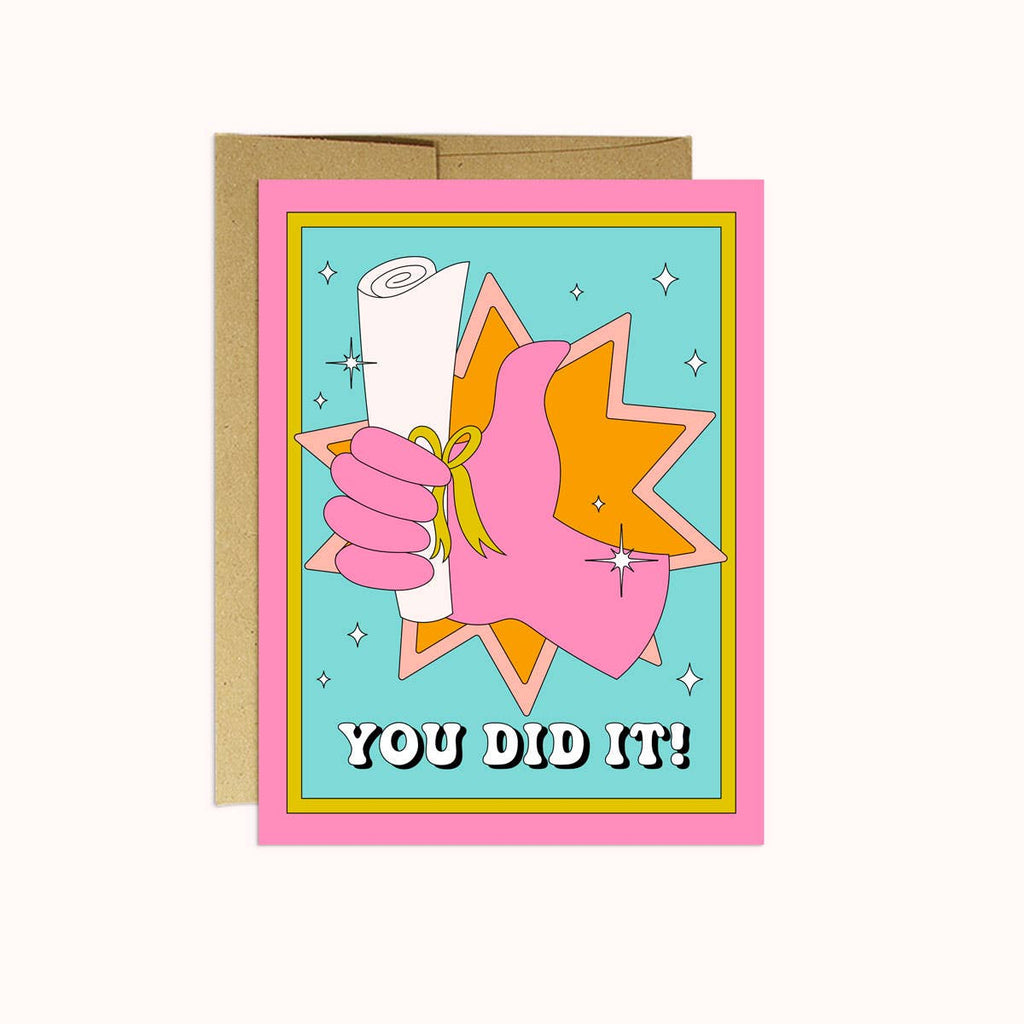 You Did It Diploma | Graduation Card