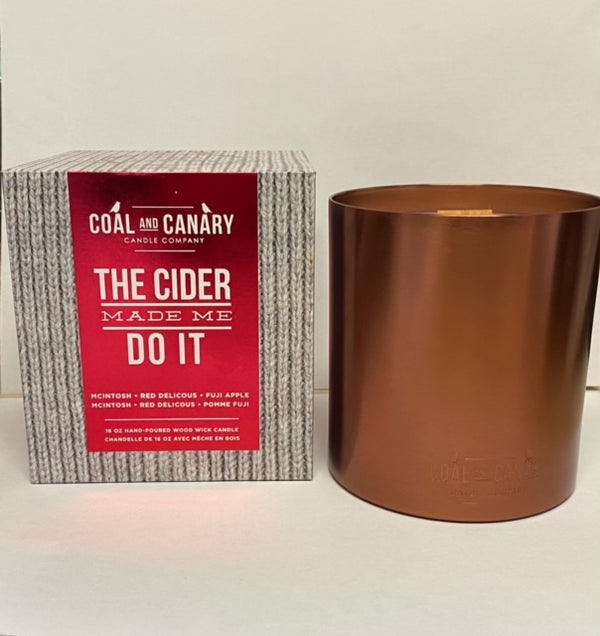 Coal and Canary: The Cider made me do it